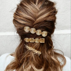 Barrette ANDY -CHICHI CASTELNANGO Boutique 10BARRETTE ANDY HAIRSTYLE BIJOUX OR PLAQUE