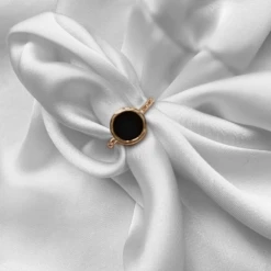 Bague BOBBIE | Agate Noire