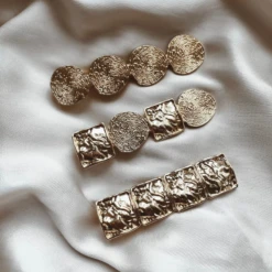 Barrette DOMITILLE -CHICHI CASTELNANGO Boutique 3BARRETTE DOMITILLE HAIRSTYLE BIJOUX OR PLAQUE