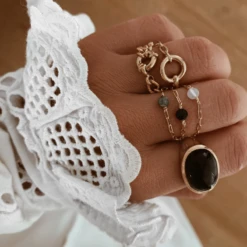 Bague AZALÉE | Onyx -CHICHI CASTELNANGO Boutique 4 aa2d5087 828a 4b2e 80d5 d99524e200a7