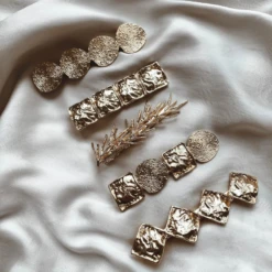 Barrette DOMITILLE -CHICHI CASTELNANGO Boutique 5BARRETTE DOMITILLE HAIRSTYLE BIJOUX OR PLAQUE