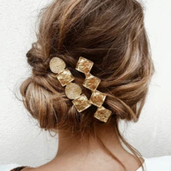 Barrette DOMITILLE -CHICHI CASTELNANGO Boutique 6BARRETTE DOMITILLE HAIRSTYLE BIJOUX OR PLAQUE