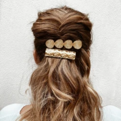 Barrette ANDY -CHICHI CASTELNANGO Boutique 8BARRETTE ANDY HAIRSTYLE BIJOUX OR PLAQUE