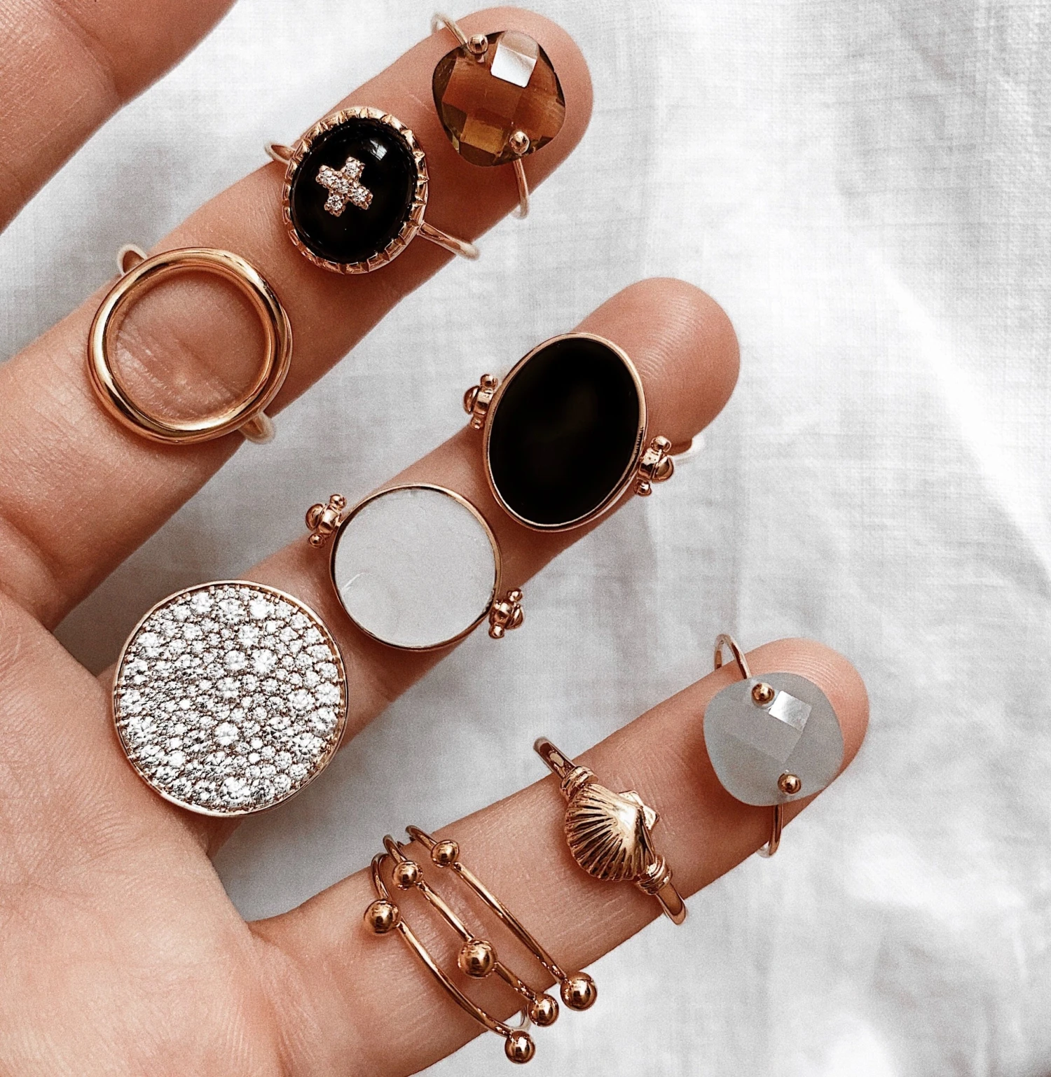 Bague MALOU - Anthracite 9 Bague MALOU - Anthracite – Image 7