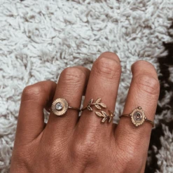 Bague VIVIANNE -CHICHI CASTELNANGO Boutique BAGUE DOREE VIVIANNE 4