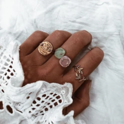 Bague VIVIANNE -CHICHI CASTELNANGO Boutique BAGUE DOREE VIVIANNE 8