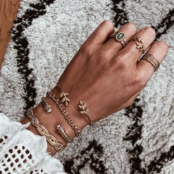 Bague VIVIANNE -CHICHI CASTELNANGO Boutique BAGUE DOREE VIVIANNE 9