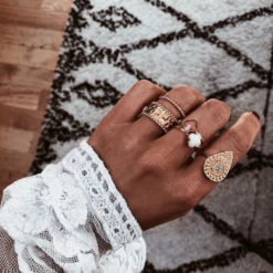 Bague BRASILIA -CHICHI CASTELNANGO Boutique BAGUE OR BRASILIA 3