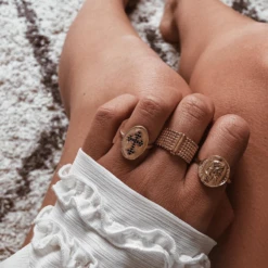 Bague DAKOTA -CHICHI CASTELNANGO Boutique BAGUE OR DAKOTA 5