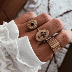 Bague DAKOTA -CHICHI CASTELNANGO Boutique BAGUE OR DAKOTA 9