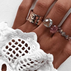 Bague MALOU - Bleu Maldives -CHICHI CASTELNANGO Boutique BAGUE OR MALOU MALDIVES 6