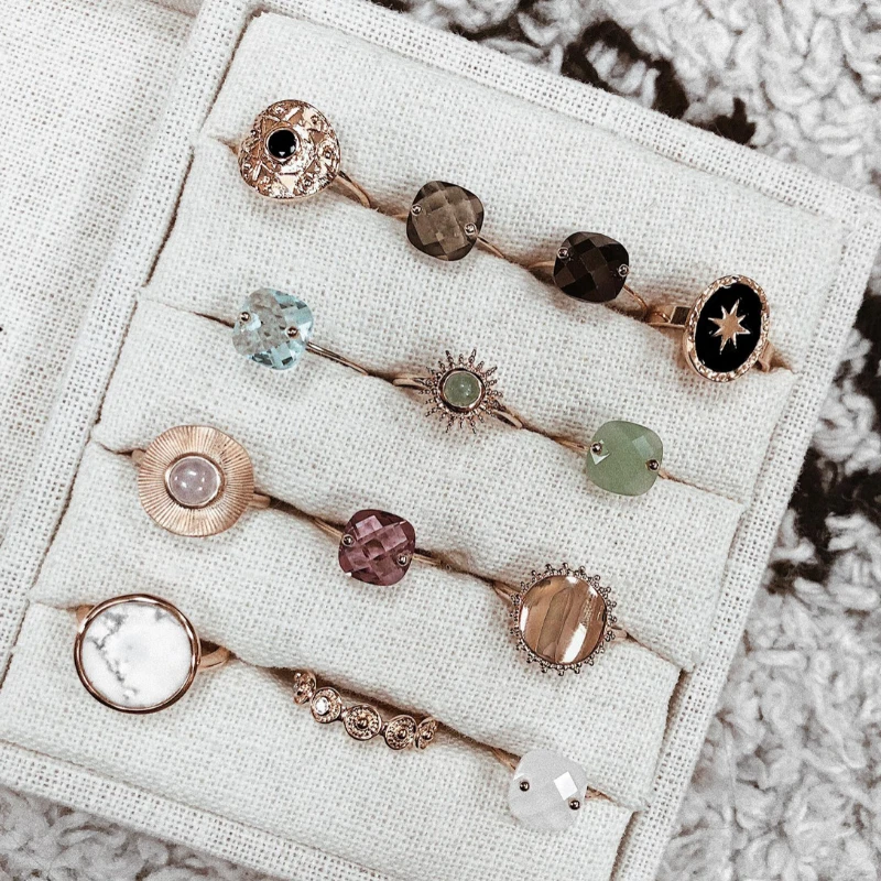 Bague MALOU - Noir 6 Bague MALOU - Noir – Image 4