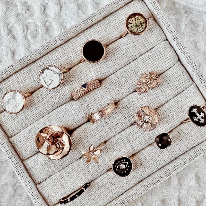 Bague MALOU - Noir 13 Bague MALOU - Noir – Image 11