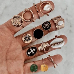 Bague MALOU - Safran -CHICHI CASTELNANGO Boutique BAGUE OR MALOU SAFRAN2