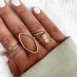 Bague ISAAC -CHICHI CASTELNANGO Boutique BAGUE PLAQUE OR ISAAC BIJOU 2