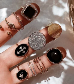 Bague BOGOTA -CHICHI CASTELNANGO Boutique BAGUE PLAQUE OR MEDAILLE STRASS BOGOTA 2