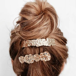 Barrette ULYSSE -CHICHI CASTELNANGO Boutique BARRETTE PLAQUE OR ULYSSE BIJOU CHEVEUX 1