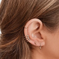 Boucles D'oreilles VERA -CHICHI CASTELNANGO Boutique BOUCLE OREILLE OR VERA BIJOU 1