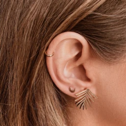 Boucles D'oreilles VERA -CHICHI CASTELNANGO Boutique BOUCLE OREILLE OR VERA BIJOU 2