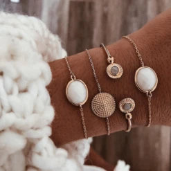 Bracelet ERIKA | Ivoire 10 Bracelet ERIKA | Ivoire -CHICHI CASTELNANGO Boutique BRACELET OR ERIKA IVOIRE 5