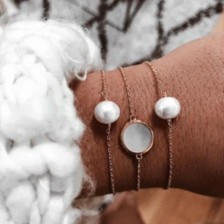 Bracelet TAHITI -CHICHI CASTELNANGO Boutique BRACELET OR PERLE TAHITI 1