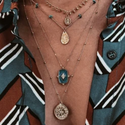 Sautoir BASILICA -CHICHI CASTELNANGO Boutique COLLIER DORE BASILICA 11