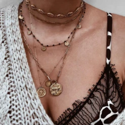 Sautoir BASILICA -CHICHI CASTELNANGO Boutique COLLIER DORE BASILICA 6