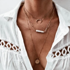 Sautoir BASILICA -CHICHI CASTELNANGO Boutique COLLIER DORE BASILICA 8