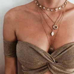 Sautoir CALISTA -CHICHI CASTELNANGO Boutique COLLIER DORE CALISTA 12