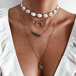 Sautoir CALISTA -CHICHI CASTELNANGO Boutique COLLIER DORE CALISTA 9