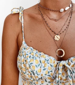 Collier LÉANDRO -CHICHI CASTELNANGO Boutique COLLIER OR DOUBLE CHAINE LEANDRO 1