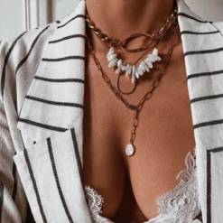 Collier SALVADOR -CHICHI CASTELNANGO Boutique COLLIER OR SALVADOR 2