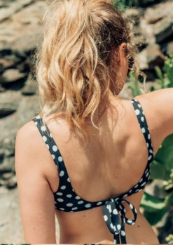 Maillot Triangle SOPHIE | Black And White -CHICHI CASTELNANGO Boutique MAILLOT CULOTTE BLACKANDWHITE POIS SOPHIE 9
