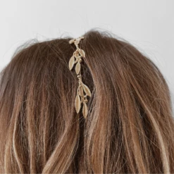 Serre-tête MAHAUT -CHICHI CASTELNANGO Boutique accessoire cheveux dore or mariage femme coiffure serre tete
