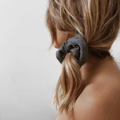 Chouchou VANINA -CHICHI CASTELNANGO Boutique accessoire ete chouchou mode elastique gris femme