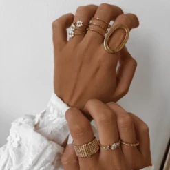 Bague ESMÉE -CHICHI CASTELNANGO Boutique bagues ajustables femme bijoux or dore 03668821 c489 4952 861b c8085816967d