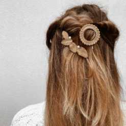 Barrette ANDRÉA 10 Barrette ANDRÉA -CHICHI CASTELNANGO Boutique barrettes dorees bijoux rond