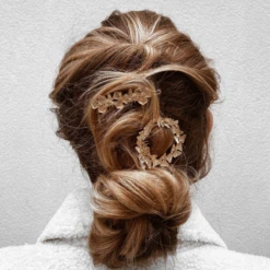 Barrette NÉVA 13 Barrette NÉVA -CHICHI CASTELNANGO Boutique bijoux barrette doree cheveux