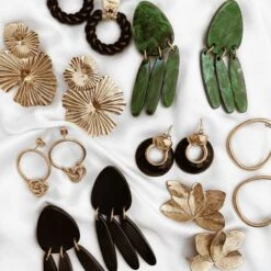 Boucles D'oreilles LOUISON -CHICHI CASTELNANGO Boutique bijoux bo bouclesdoreilles or dorees tendance