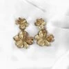 Boucles D'oreilles APPOLINE 2 Boucles D'oreilles APPOLINE -CHICHI CASTELNANGO Boutique bijoux boucle doreille fleurs dorees or mode