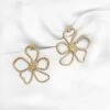 Boucles D'oreilles LOISE -CHICHI CASTELNANGO Boutique bijoux boucle doreille fleurs dorees or mode d38a3e6e 8497 435d b894 fad79697a3ed
