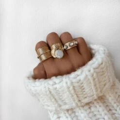 Bague SACHA -CHICHI CASTELNANGO Boutique bijoux fantaisie bague large or