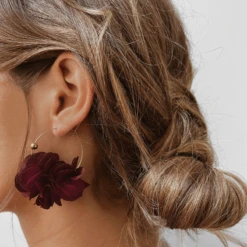 Boucles D'oreilles AIME - Pourpre -CHICHI CASTELNANGO Boutique bijoux femme pas cher jonc site de bijoux bijoux en ligne bracelet en or ccab0f81 2fd0 4108 b680 d04475e94357