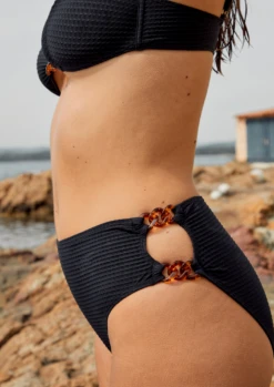 Maillot Culotte Haute RIVIERA | Noir