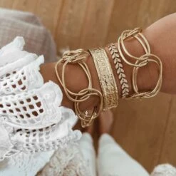 Jonc GRAZIELLA -CHICHI CASTELNANGO Boutique joncs bijoux bracelets dores dore or